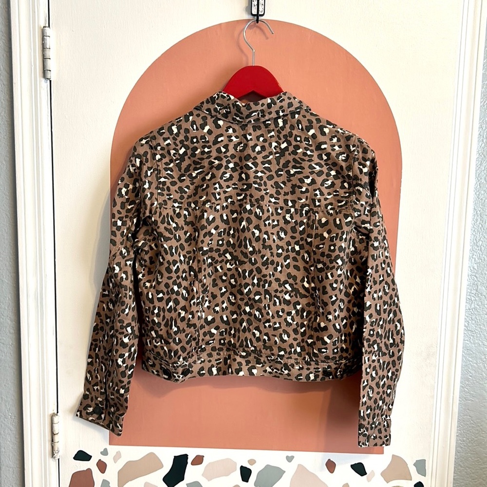 Rails Cropped Steffi Mountain Leopard Animal Prin… - image 5